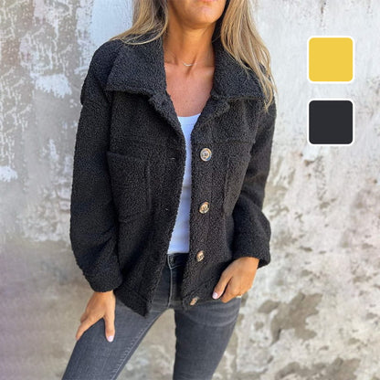 🍂Ofertas de otoño🍂Chaqueta con solapa de abrigo para mujer