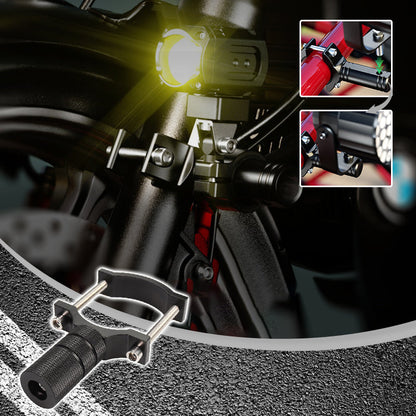 🏍️ Set de Soportes Universales para Luces de Moto - Montaje Fácil y Seguro 💡